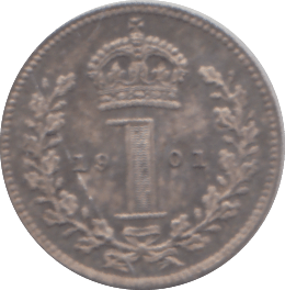 1901 MAUNDY ONE PENNY ( UNC ) 1 - MAUNDY ONE PENNY - Cambridgeshire Coins