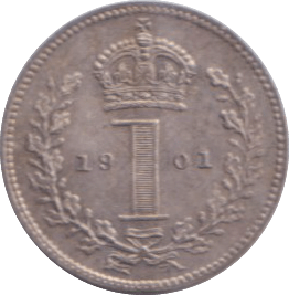 1901 MAUNDY ONE PENNY ( UNC ) 2 - MAUNDY ONE PENNY - Cambridgeshire Coins