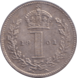 1901 MAUNDY ONE PENNY ( UNC ) 2 - MAUNDY ONE PENNY - Cambridgeshire Coins