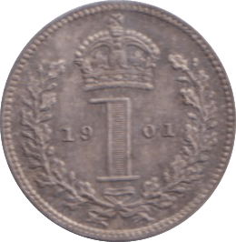 1901 MAUNDY ONE PENNY ( UNC ) 3 - MAUNDY ONE PENNY - Cambridgeshire Coins