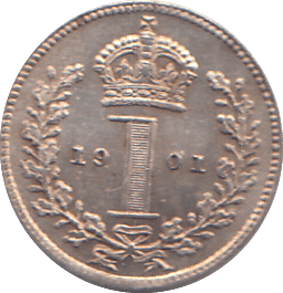 1901 MAUNDY ONE PENNY ( UNC ) - MAUNDY ONE PENNY - Cambridgeshire Coins