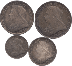 1901 MAUNDY SET VICTORIA - Maundy Set - Cambridgeshire Coins
