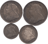 1901 MAUNDY SET VICTORIA - Maundy Set - Cambridgeshire Coins