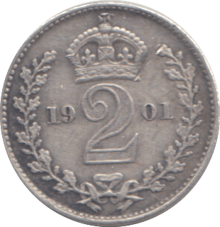 1901 MAUNDY TWOPENCE ( GF ) - MAUNDY TWOPENCE - Cambridgeshire Coins