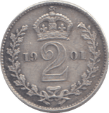 1901 MAUNDY TWOPENCE ( GF ) - MAUNDY TWOPENCE - Cambridgeshire Coins