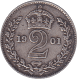 1901 MAUNDY TWOPENCE (VF) - MAUNDY TWOPENCE - Cambridgeshire Coins