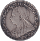 1901 MAUNDY TWOPENCE (VF) - MAUNDY TWOPENCE - Cambridgeshire Coins