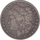1901 O SILVER MORGAN DOLLAR USA - SILVER WORLD COINS - Cambridgeshire Coins
