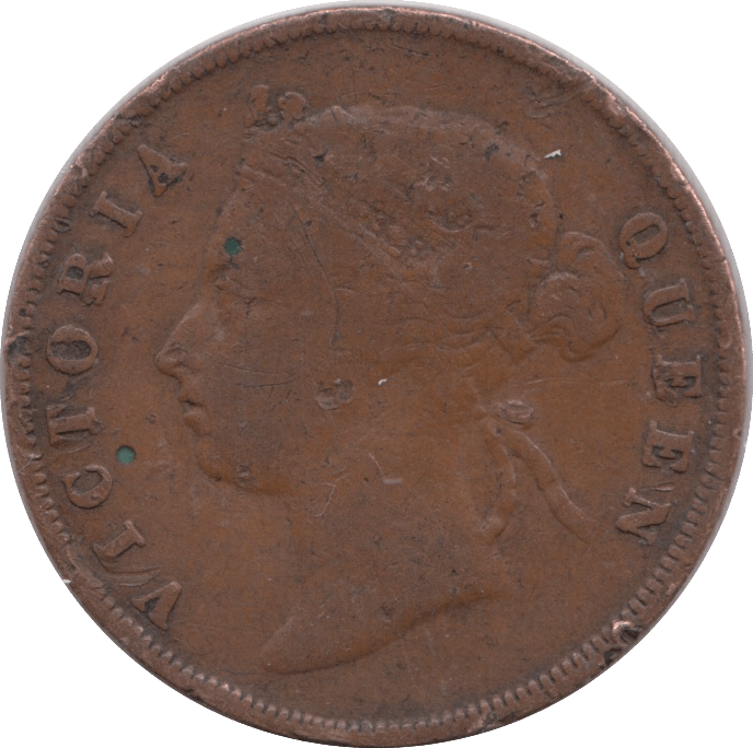 1901 ONE PENNY STRAIT SETTLEMENTS - WORLD COINS - Cambridgeshire Coins