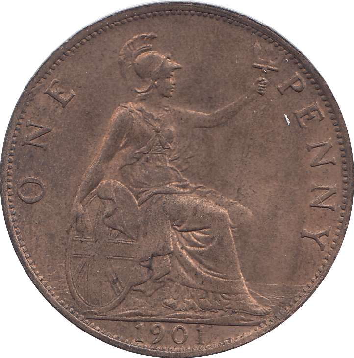 1901 ONE PENNY ( UNC ) - WORLD COINS - Cambridgeshire Coins