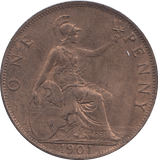 1901 ONE PENNY ( UNC ) - WORLD COINS - Cambridgeshire Coins