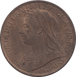 1901 ONE PENNY ( UNC ) - WORLD COINS - Cambridgeshire Coins