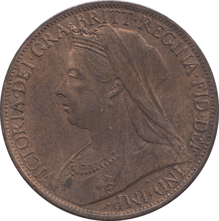 1901 ONE PENNY ( UNC ) - WORLD COINS - Cambridgeshire Coins
