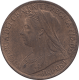 1901 ONE PENNY ( UNC ) - WORLD COINS - Cambridgeshire Coins