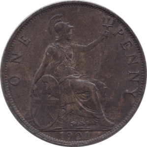 1901 PENNY ( AUNC ) - PENNY - Cambridgeshire Coins