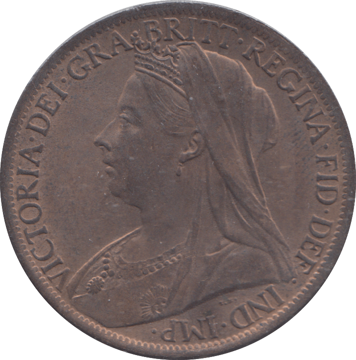 1901 PENNY ( AUNC ) - PENNY - Cambridgeshire Coins