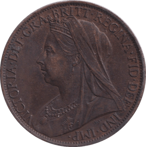1901 PENNY ( AUNC ) - PENNY - Cambridgeshire Coins