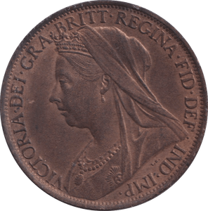 1901 PENNY ( AUNC ) - PENNY - Cambridgeshire Coins