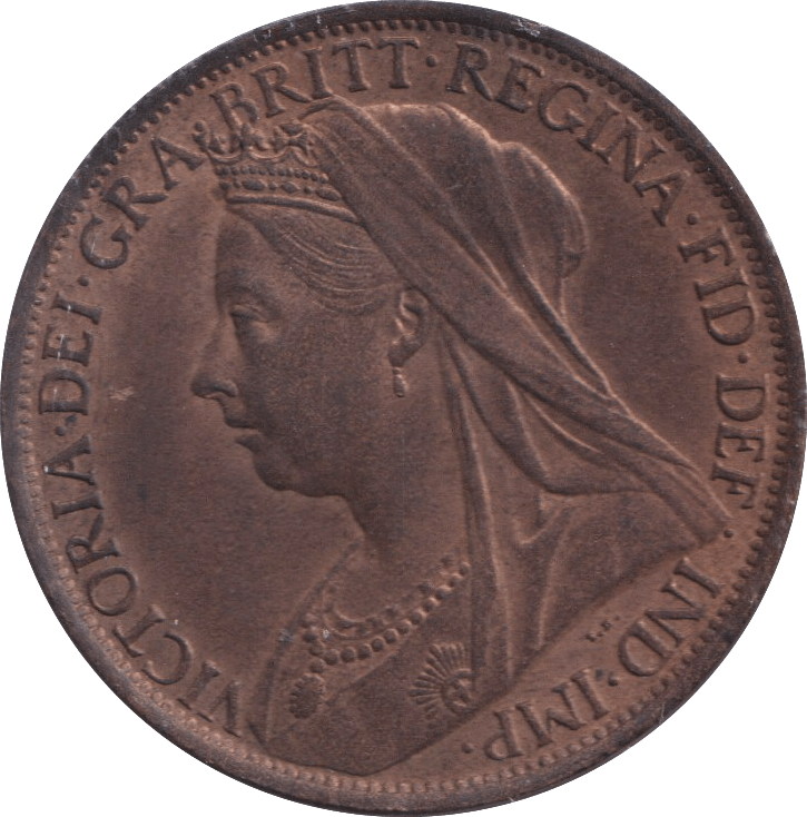 1901 PENNY ( AUNC ) - PENNY - Cambridgeshire Coins