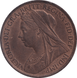 1901 PENNY ( AUNC ) - PENNY - Cambridgeshire Coins