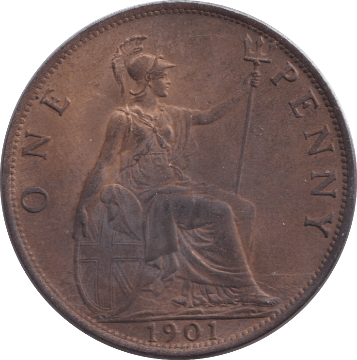 1901 PENNY ( AUNC ) - PENNY - Cambridgeshire Coins
