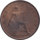 1901 PENNY ( AUNC ) - PENNY - Cambridgeshire Coins