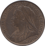 1901 PENNY ( EF ) - PENNY - Cambridgeshire Coins