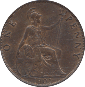1901 PENNY ( EF ) - PENNY - Cambridgeshire Coins