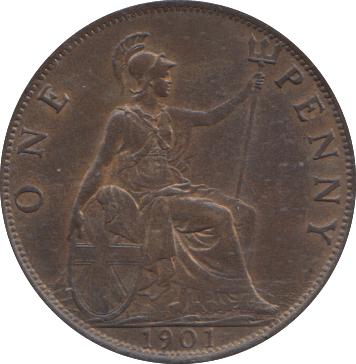 1901 PENNY ( EF ) - PENNY - Cambridgeshire Coins