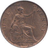 1901 PENNY ( EF ) - PENNY - Cambridgeshire Coins
