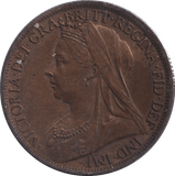 1901 PENNY ( GVF ) - PENNY - Cambridgeshire Coins