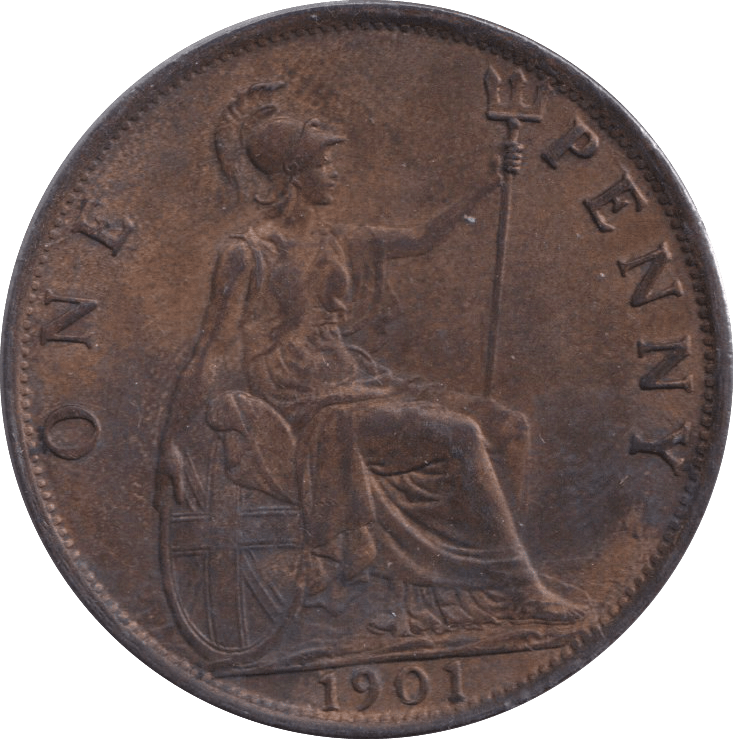 1901 PENNY ( GVF ) - PENNY - Cambridgeshire Coins
