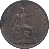 1901 PENNY ( UNC ) - Penny - Cambridgeshire Coins
