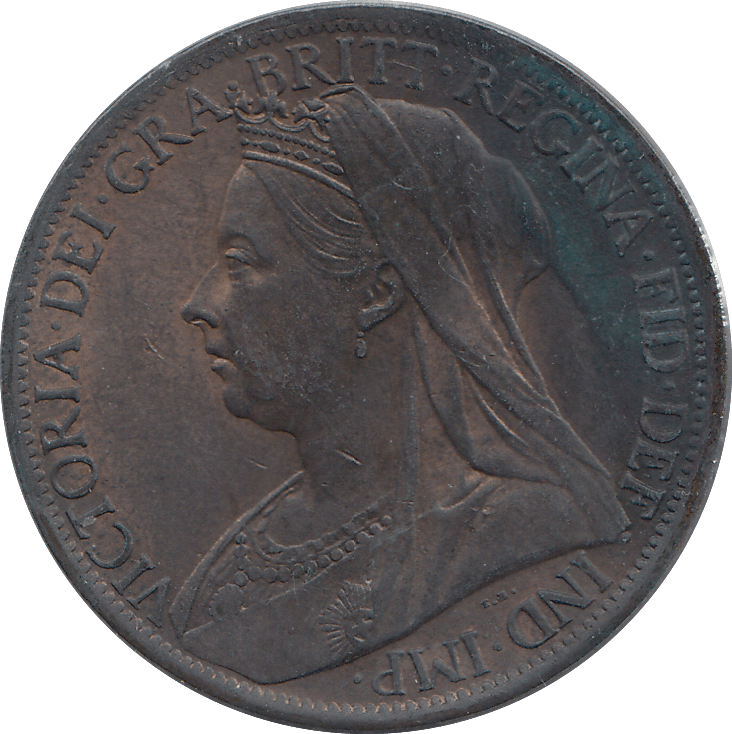 1901 PENNY ( UNC ) - Penny - Cambridgeshire Coins