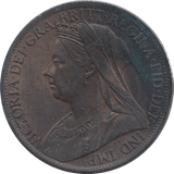 1901 PENNY ( UNC ) - Penny - Cambridgeshire Coins