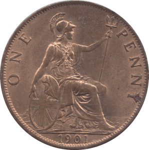 1901 PENNY ( UNC ) - PENNY - Cambridgeshire Coins