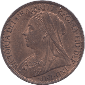 1901 PENNY ( UNC ) - Penny - Cambridgeshire Coins