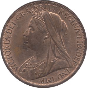 1901 PENNY ( UNC ) - PENNY - Cambridgeshire Coins