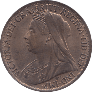 1901 PENNY ( UNC ) - PENNY - Cambridgeshire Coins