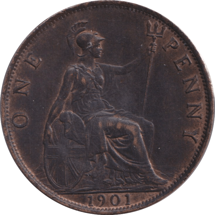 1901 PENNY ( VF ) - PENNY - Cambridgeshire Coins