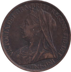 1901 PENNY ( VF ) - PENNY - Cambridgeshire Coins