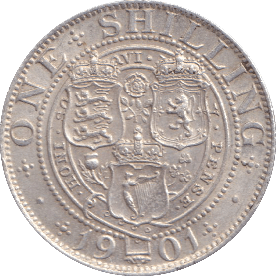 1901 SHILLING ( EF ) - SHILLING - Cambridgeshire Coins