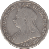 1901 SHILLING ( FINE ) - SHILLING - Cambridgeshire Coins