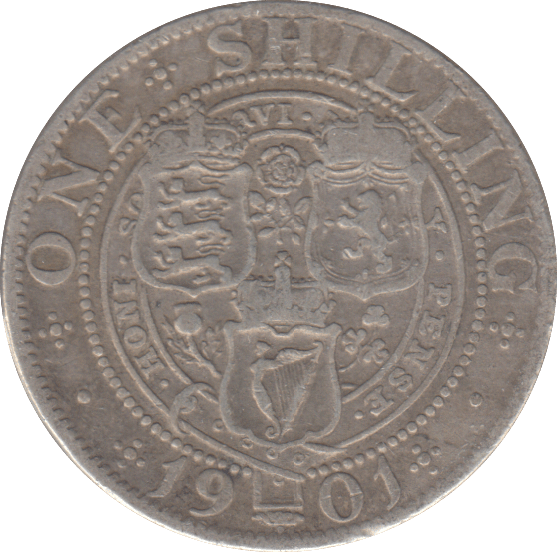 1901 SHILLING ( FINE ) - SHILLING - Cambridgeshire Coins