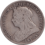 1901 SHILLING ( FINE ) - SHILLING - Cambridgeshire Coins