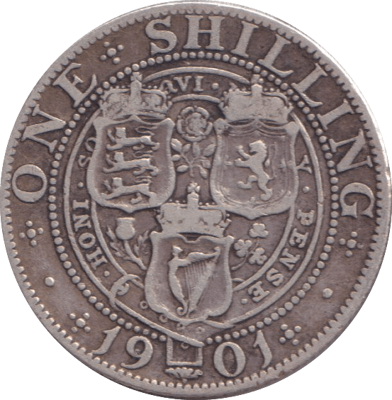 1901 SHILLING ( FINE ) - SHILLING - Cambridgeshire Coins