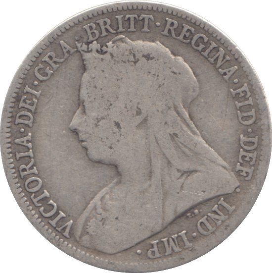 1901 SHILLING ( FINE ) - SHILLING - Cambridgeshire Coins