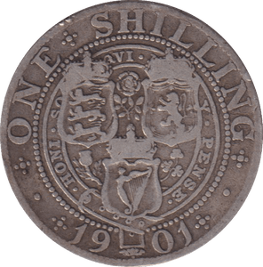 1901 SHILLING (FINE) - SHILLING - Cambridgeshire Coins