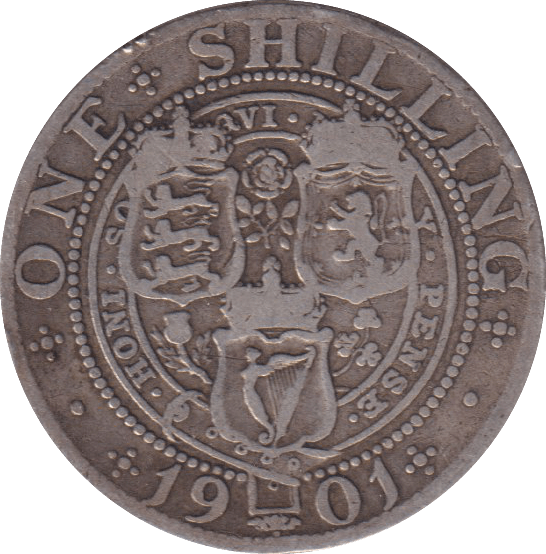 1901 SHILLING (FINE) - SHILLING - Cambridgeshire Coins