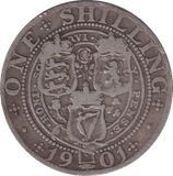 1901 SHILLING (FINE) - SHILLING - Cambridgeshire Coins
